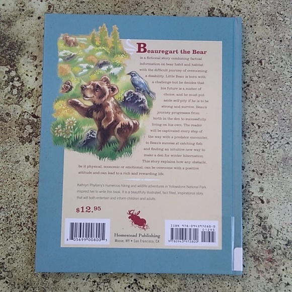 Beauregart Bear Children's Picture Book Daycare Preschool Home School - Picture 2 of 6